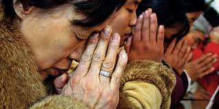 Chinese Christians Praying